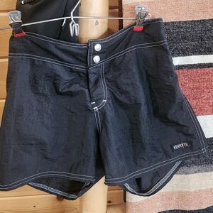 Vintage Ladies Small KERRITS Board Shorts with Contrast Stitching